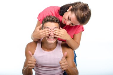 oyun oynamayı seven Çift