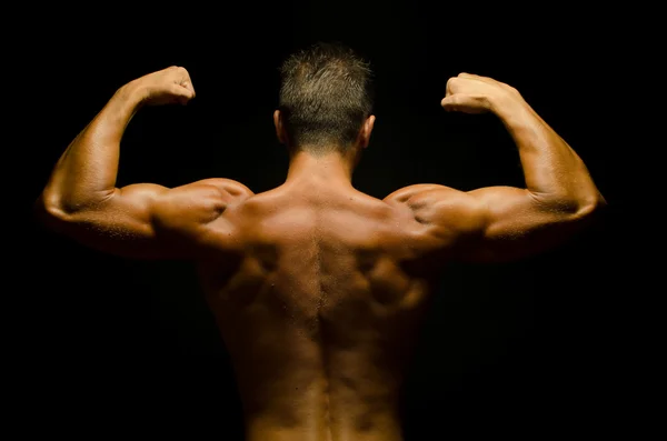 Mostrando muscoli — Foto Stock