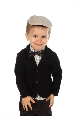 güzel genç çocuk portresi