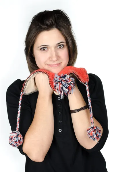 Retrato de una hermosa joven — Foto de Stock