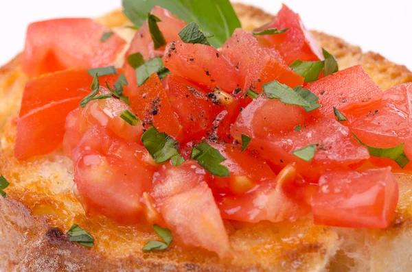 Bruschetta z pomidorów — Zdjęcie stockowe