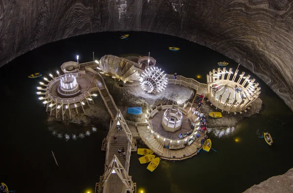 Salt extraction Turda — Stock Photo, Image