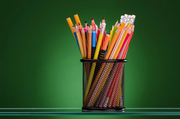 Crayons et marqueurs — Photo