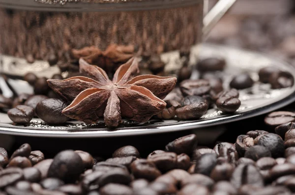 Anason ve kahve çekirdekleri — Stok fotoğraf