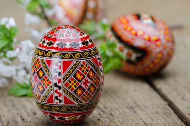 boyalı Paskalya yumurtaları