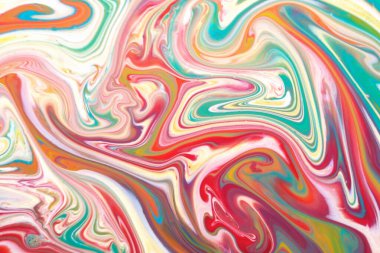 Soyut renkli arkaplan, rengarenk boya dokusu