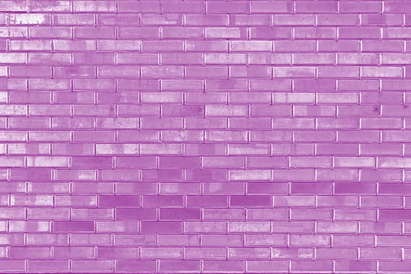 砖墙背景图 紫罗兰天鹅绒砖外面 — 图库照片