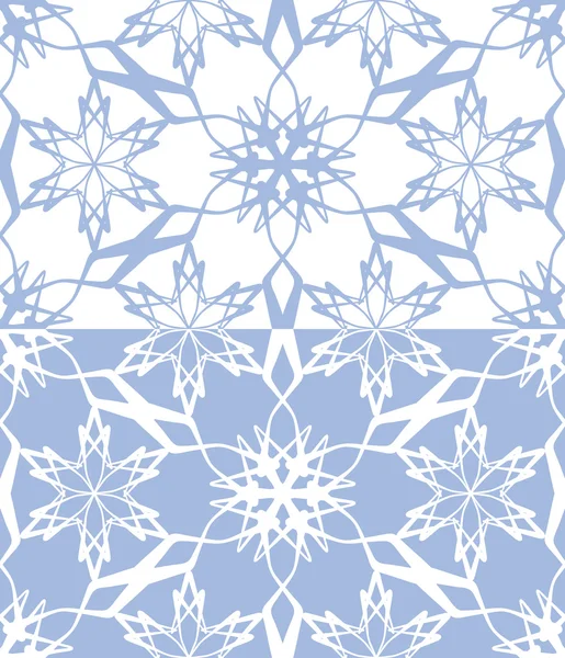 Copo de nieve textura sin costura — Vector de stock