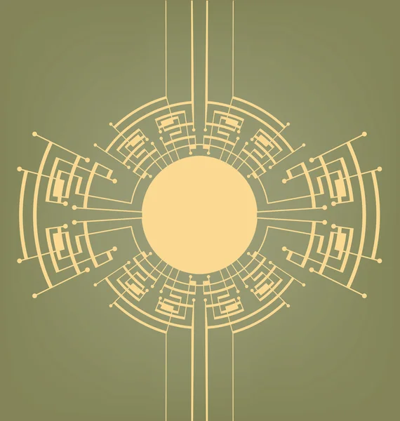 Retro art deco stilize arka plan