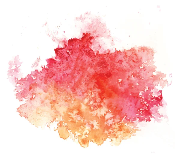 Élément artistique abstrait aquarelle vectorisée — Image vectorielle