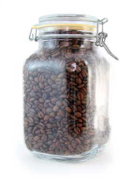 kahve çekirdeği kavanoz