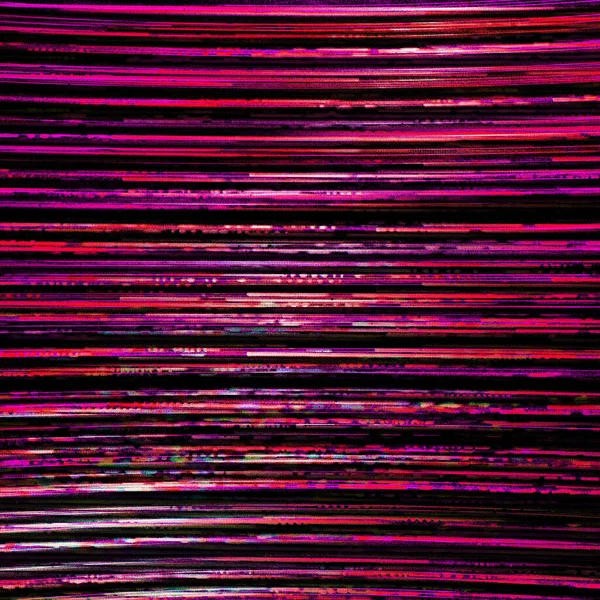 Digital noise lines of Red Color. Pixelated digital glitch, distorted image. Abstract Background.