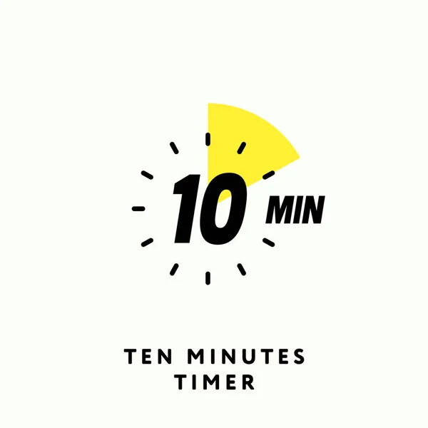 Dakika Zamanlayıcı Simgesi Modern Düz Tasarım Saat Saat Kronometre Dakika — Stok Vektör