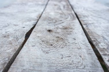 Tahta güverteyi kapatın. Grunge tahta paneli. Ahşap kaplama. Klasik kereste tahtası. Marangozluk konsepti. Desenli ahşap. 