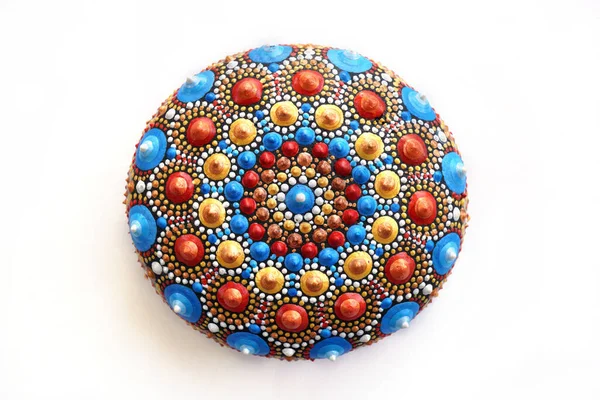 Beautiful Hand Painted Mandala Isolated — Photo