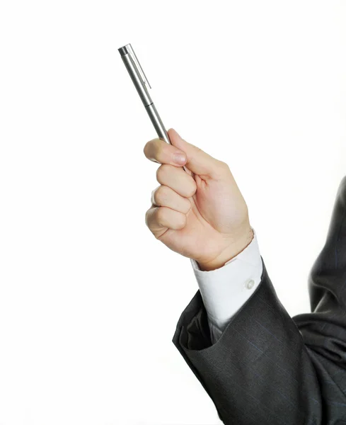 kalem icra ile gösteren bir el