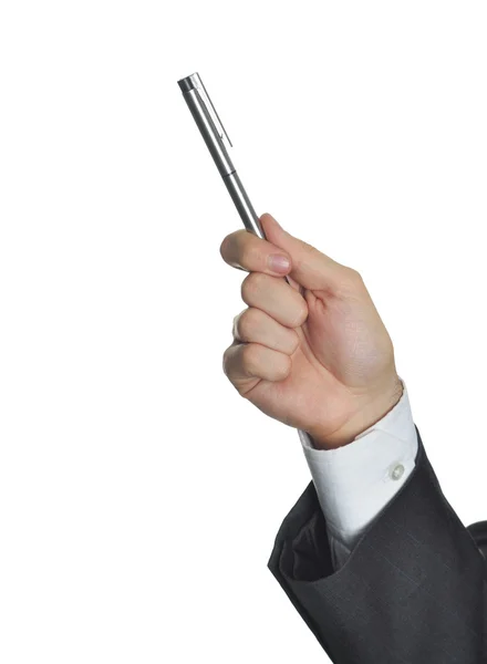 kalem icra ile gösteren bir el