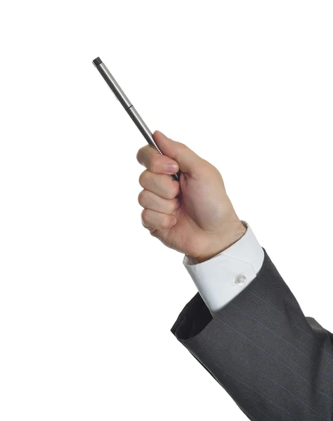 kalem icra ile gösteren bir el