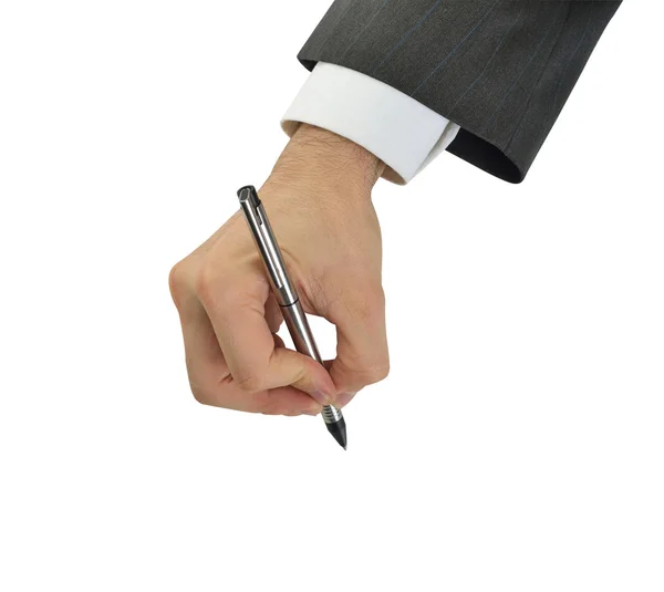 Firma de mano ejecutiva — Foto de Stock