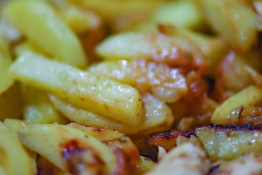 food breakfast meal red fish delicious dish holiday meat vegetables