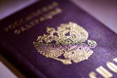 russian federation passport cover official document