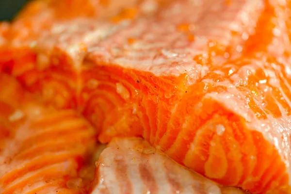 Їжа Сніданок Обід Червона Риба Смачна Страва Свято — стокове фото