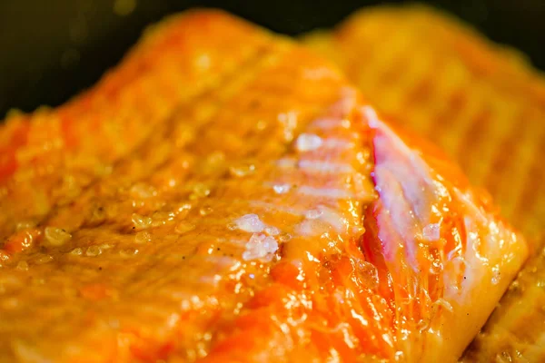 Comida Desayuno Comida Pescado Rojo Delicioso Plato Vacaciones — Foto de Stock