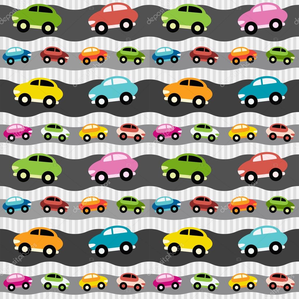Background with cars