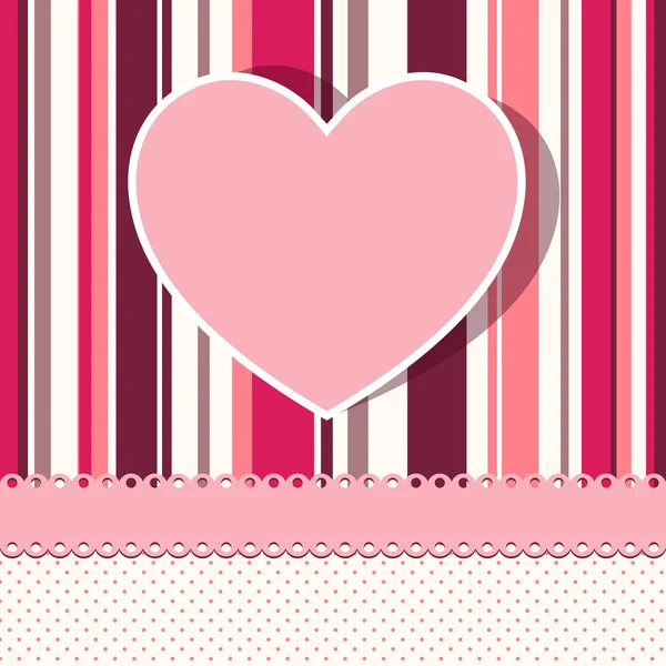 Valentine card — Stock Vector