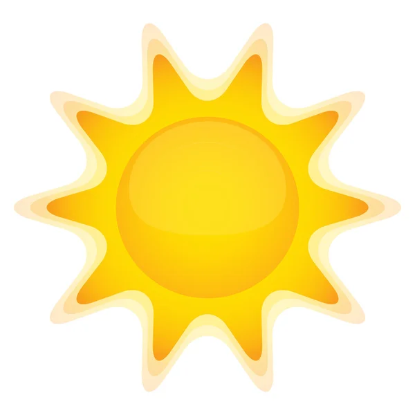 ベクトル太陽 — ストックベクタ