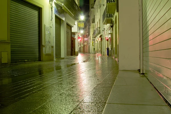 Gece sokaklarda gorodatossa de mar — Stok fotoğraf