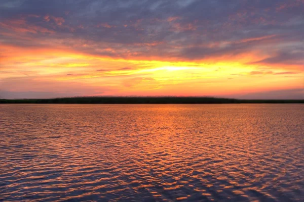 Morgen op de rivier — Stockfoto