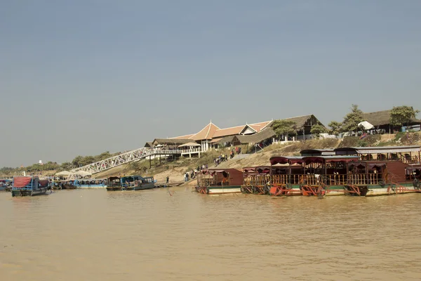 Cambodge. Rivière Tonselap — Photo