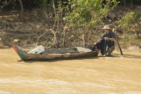 Cambodia. River Tonselap — Stock Photo, Image