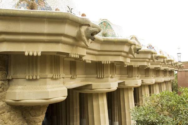 Parkera gaudi i barcelona — Stockfoto