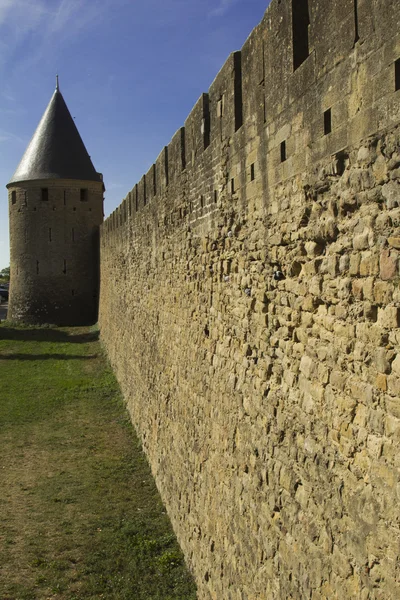 Franciaország. Carcassonne. — Stock Fotó