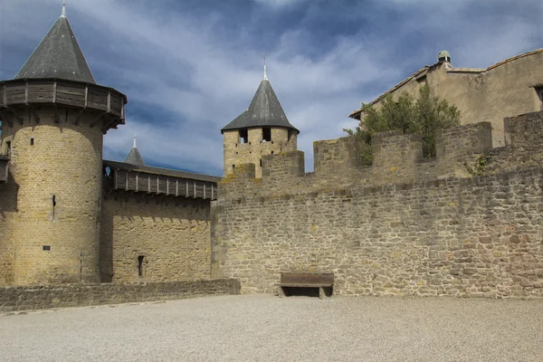 Franciaország. Carcassonne. — Stock Fotó