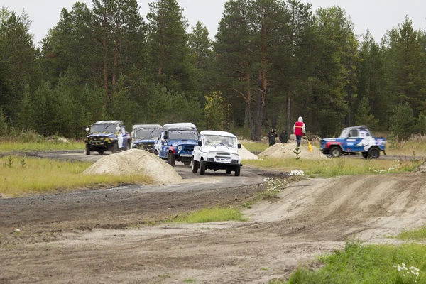 Auto stopa. — Stock fotografie