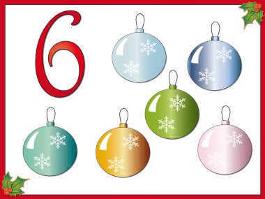 Noel 12 gün: 6 Noel topları