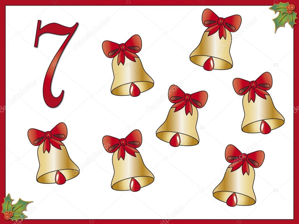 12 days of christmas: 7 bells