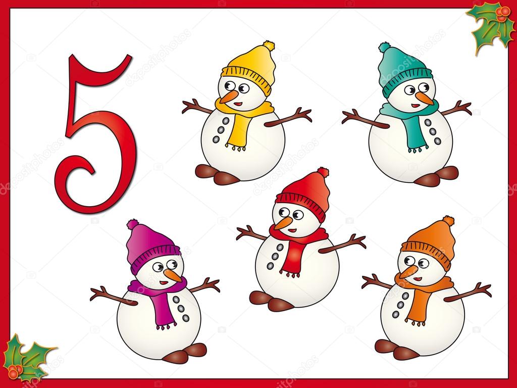 12 days of christmas: 5 Snowman