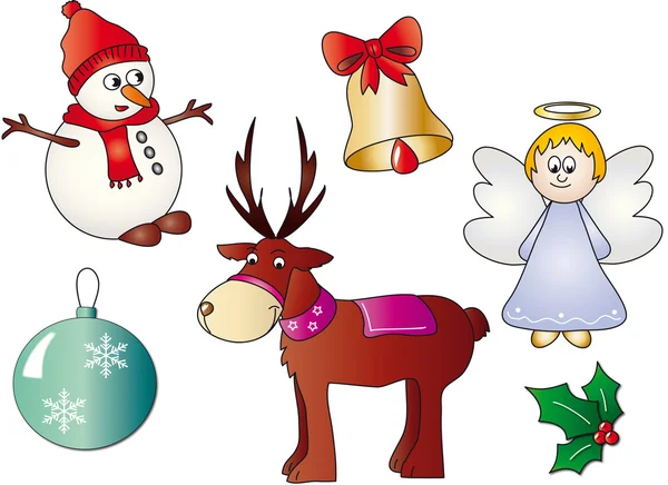 Christmas icons — Stock Photo, Image