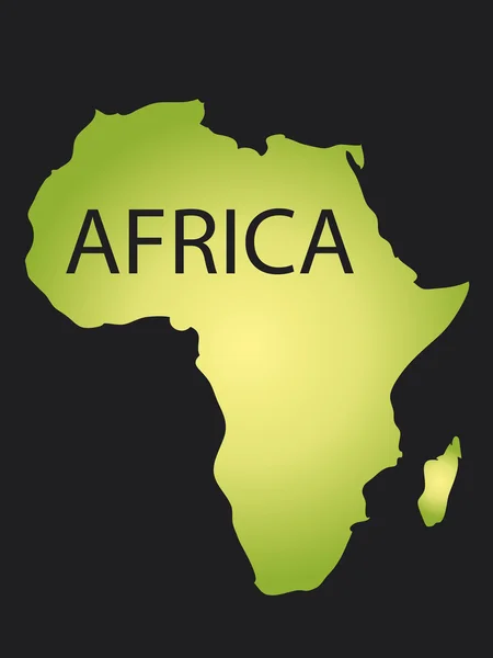 非洲地图 — 图库照片