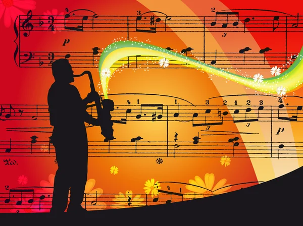 Illustrazione musicale — Foto Stock