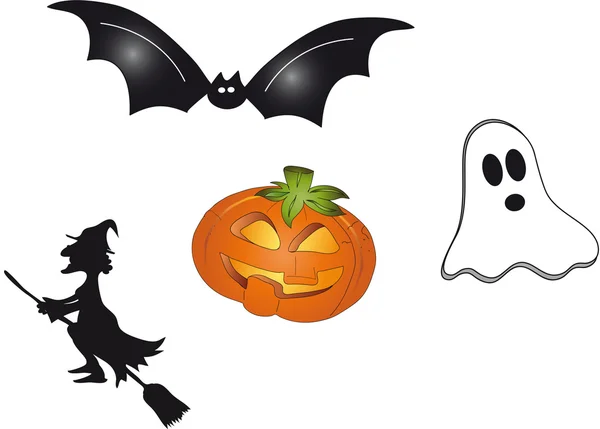 Halloween pictogrammen — Stockfoto