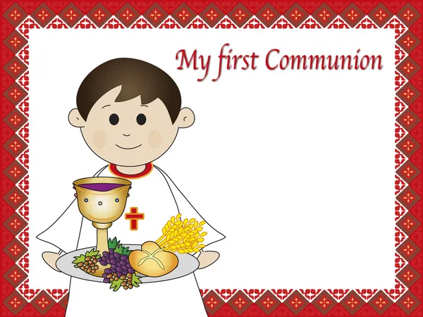 First communion — Stock Photo, Image