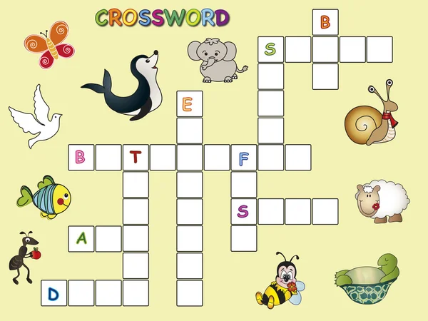 Crossword — Stock Photo, Image