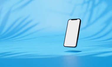 3D Model, ağaç ve ürün sunumu. 3B görüntüleme.