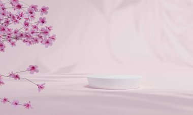 3D Model, ağaç ve ürün sunumu. 3B görüntüleme