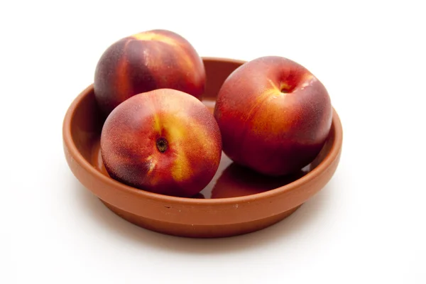 Fresh juicy nectarine — Stock Photo, Image